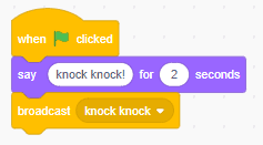 Scratch: Knock knock